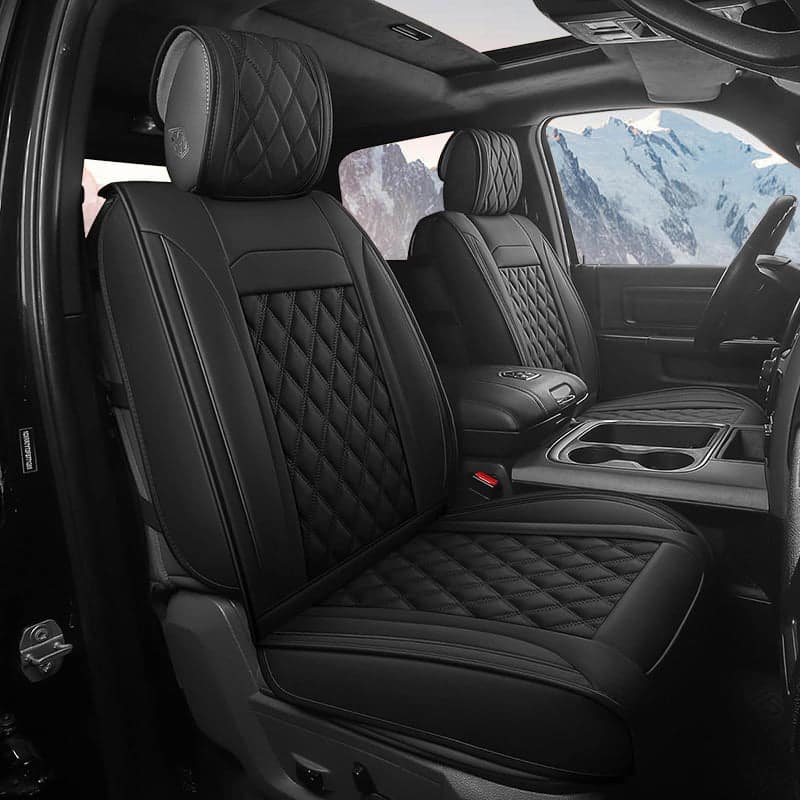 Custom For Dodge Ram Car Seat Covers Full Set Compatible with Ram 1500(2009-2025), Ram 2500(2010-2025), Ram 3500(2010-2025)