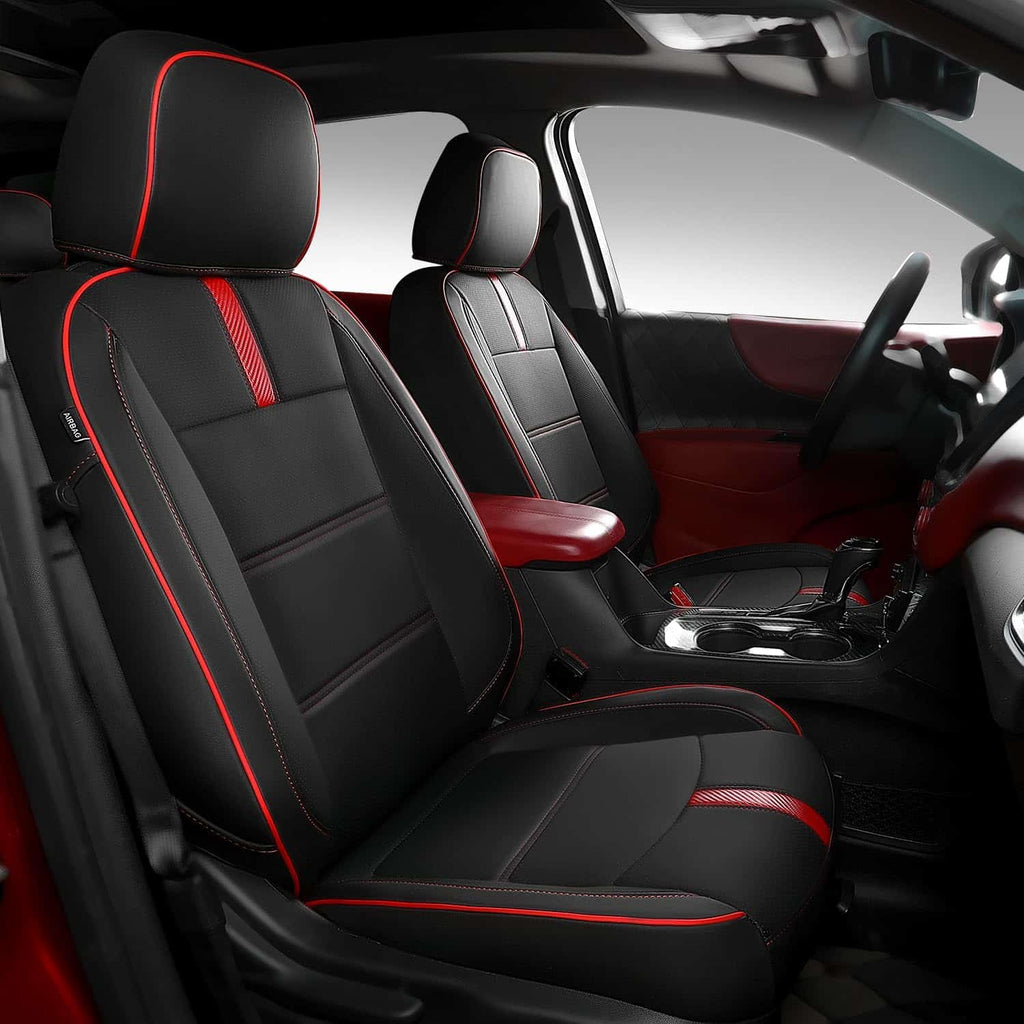 Custom Leather Leather Car Seat Covers Full Set Special for Chevy Equinox(2018-2024)