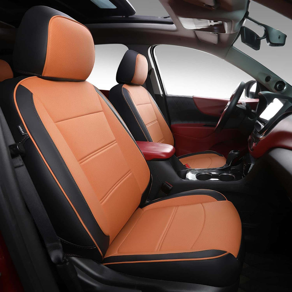 Custom Leather Leather Car Seat Covers Full Set Special for Chevy Equinox(2018-2024)