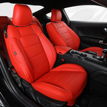 Load image into Gallery viewer, Custom Leather Seat Covers for Ford Mustang Coupe (2015–2025) – Full Set, Sporty Fit