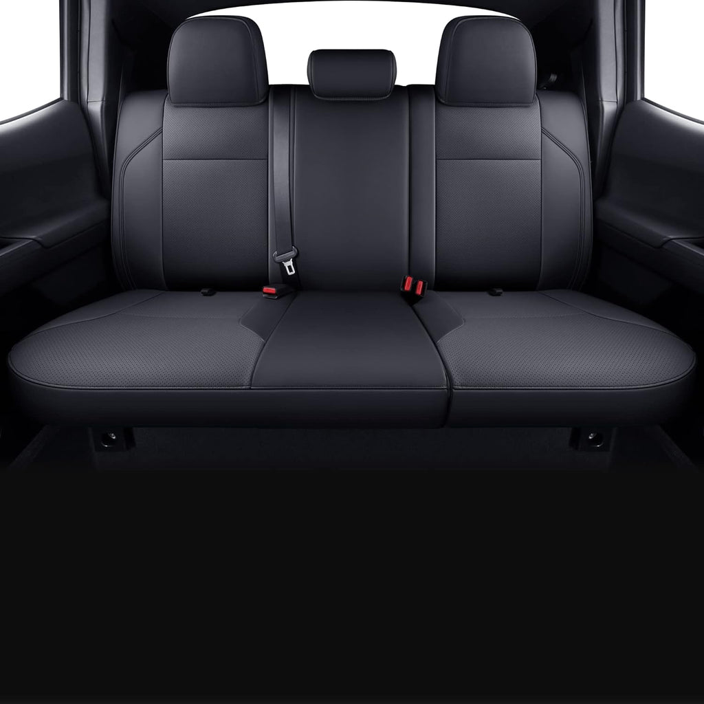 Custom Luxury Leather Car Seat Covers for Toyota Tacoma Crew Cab (2016-2023)