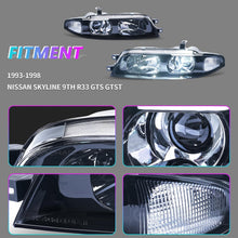 Load image into Gallery viewer, LED DRL Headlight & Turn Signal Assembly for Nissan Skyline R33 GT-R GT-S GT-T (1993–1998)