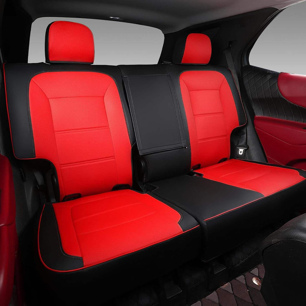 Custom Leather Leather Car Seat Covers Full Set Special for Chevy Equinox(2018-2024)