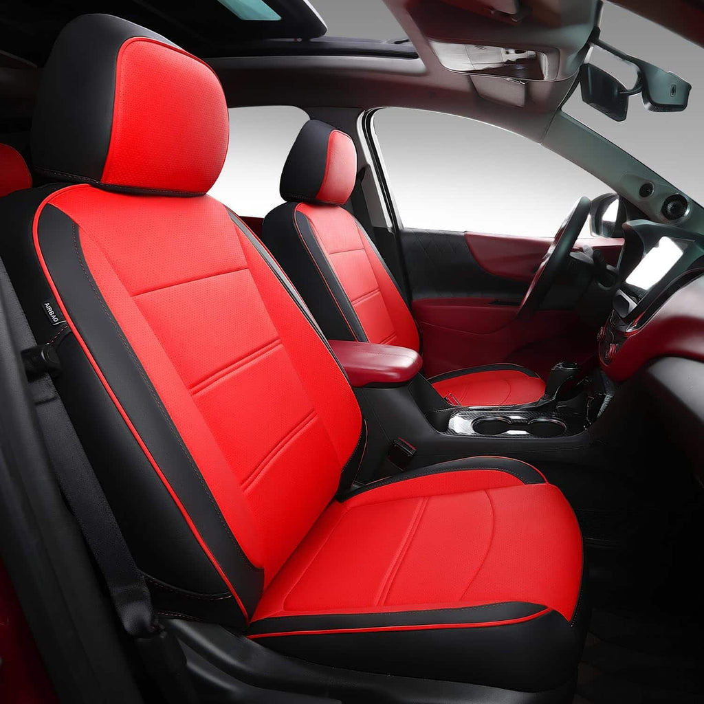 Custom Leather Leather Car Seat Covers Full Set Special for Chevy Equinox(2018-2024)