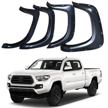 Load image into Gallery viewer, Fender Flares for 2005-2023 Toyota Tacoma , Pocket-Riveted Style ABS Thermo Plastic, Matte Black