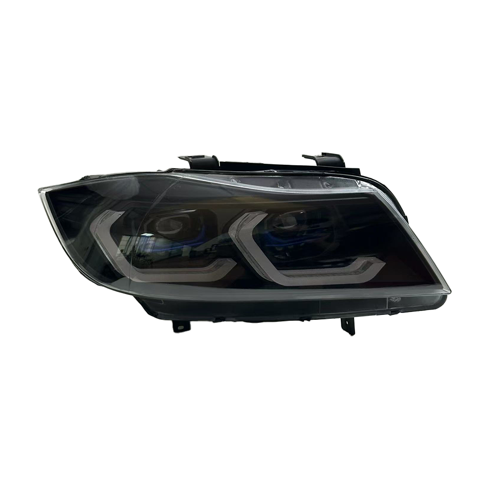 Laser Style LED Headlights for 2005–2012 BMW E90/E91 3 Series – Dual Projector with Amber/White DRL