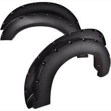 Load image into Gallery viewer, Fender Flares Compatible with 1999-2016 Ford F-250 F-350 Super Duty, Rough Textured Bolt-Riveted Style 4pc