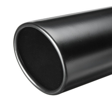 Load image into Gallery viewer, Universal Diesel Truck Angled Black 4 inch Inlet 5 inch Outlet Exhaust Tip Stainless Steel