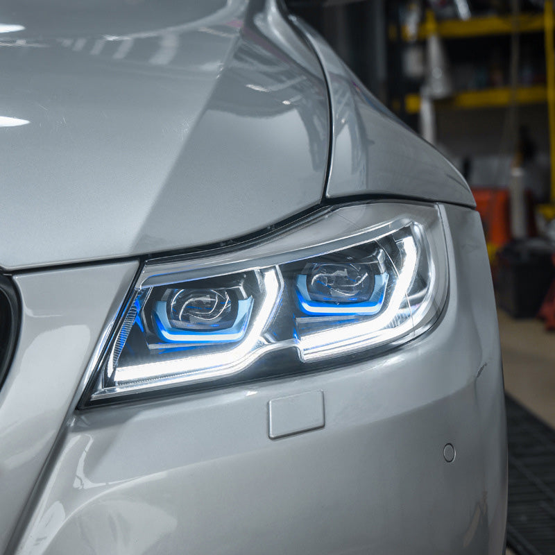 Applicable to 2005-2012 BMW 3 Series E90 LED Lens Headlights Assembly Upgrade Version, Streamer Turn Signal