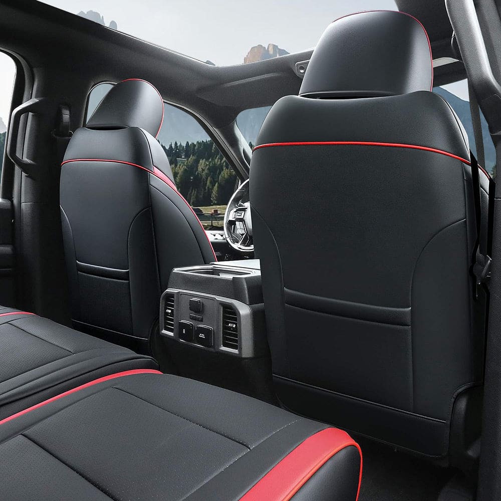 All-inclusive Luxury Premium Leather Car Seat Cover Special For Ford F150 (2015-2023), F250 (2017-2023)
