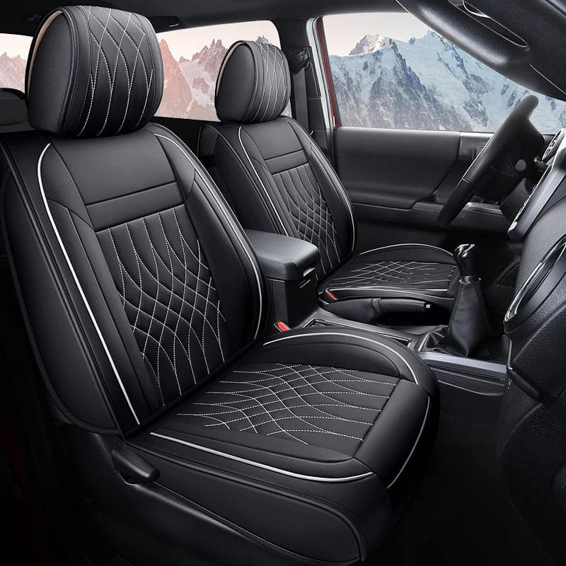Custom Fit Leather Car Seat Covers Full Set For Nissan Frontier (2005-2025)