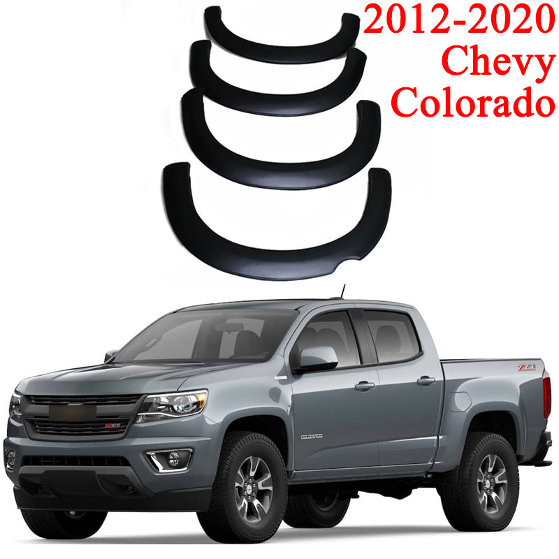 Fender Flares Compatible for 2012-2020 Chevrolet Colorado Front & Rear Wheel Flares 4 PCS Set