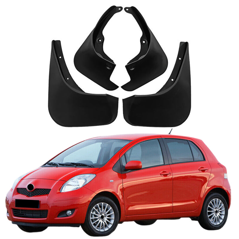 Mud Flaps Mud Guards Fit for 2006-2024 Toyota Yaris , Front & Rear Mud Splash Guards Accessories - 4 Pcs