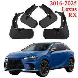 Mud Flaps for Lexus RX 350 350h 500h (2016-2025) - Front and Rear Mud Splash Guards, 4-Piece Set