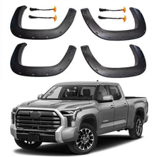 Load image into Gallery viewer, Fender Flares for 2007-2025 Toyota Tundra, Pocket-Riveted Style ABS Thermo Plastic, Matte Black