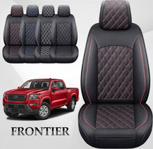 Load image into Gallery viewer, Custom Fit Leather Car Seat Covers Full Set For Nissan Frontier (2005-2025)