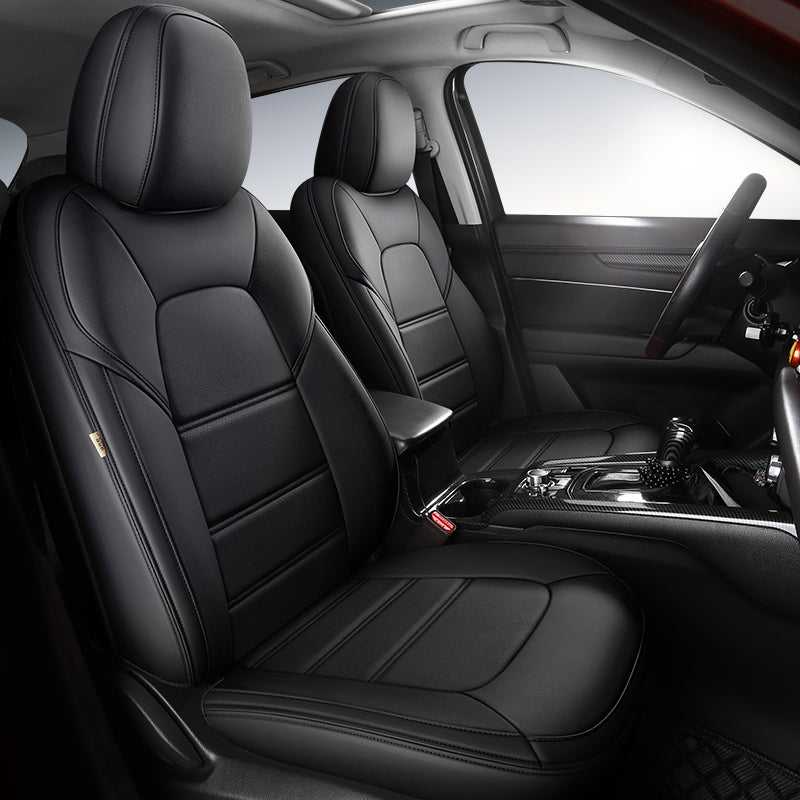 Luxury Custom Leather Car Seat Cover 360 Full Wrap for Mazda CX-5 (2013-2025)