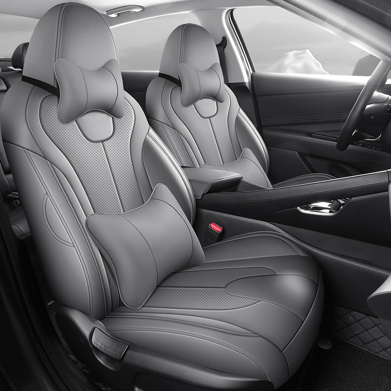 Custom Luxury Leather Seat Covers Full Set for Hyundai Elantra (2011–2025)