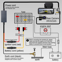 Load image into Gallery viewer, 2025 New 4K Dash Cam Front and Rear with WiFi & GPS, Mini Hidden Car Camera Recorder