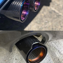 Load image into Gallery viewer, Suitable for BMW 3 Series 4 Series 320d/330i/330e/425 G20/G21/G23 Carbon Fiber Exhaust Tailpipe