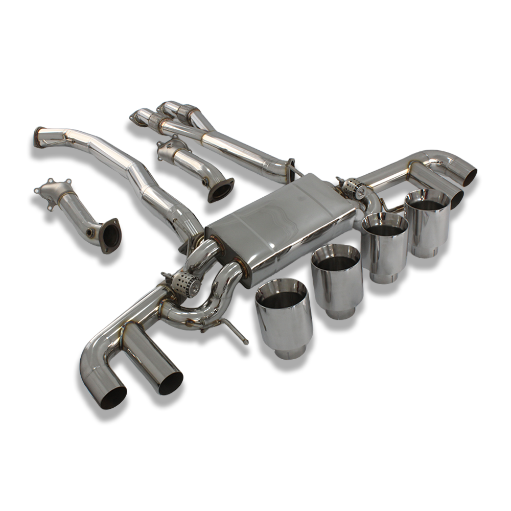 For Nissan GTR R35 2008–2023 Stainless Steel Full Exhaust System with Valves