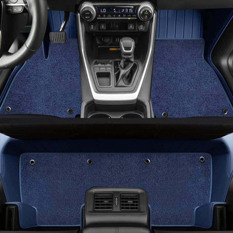 Special for Toyota RAV4(2013-2024) Leather Floor Mat Fully Surrounded By All-Weather Floor Mat