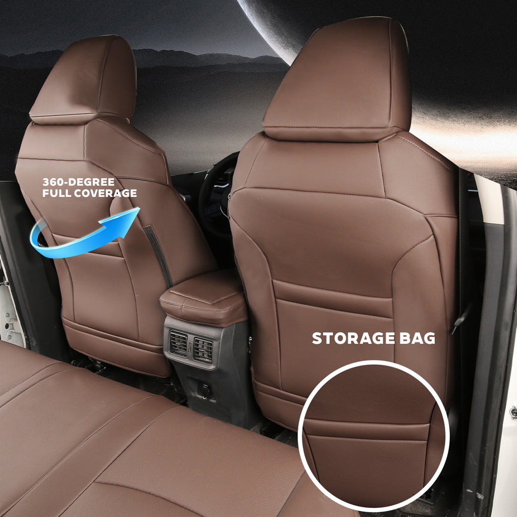 Custom Leather Seat Covers Full Set for Toyota RAV4 (2019–2025)