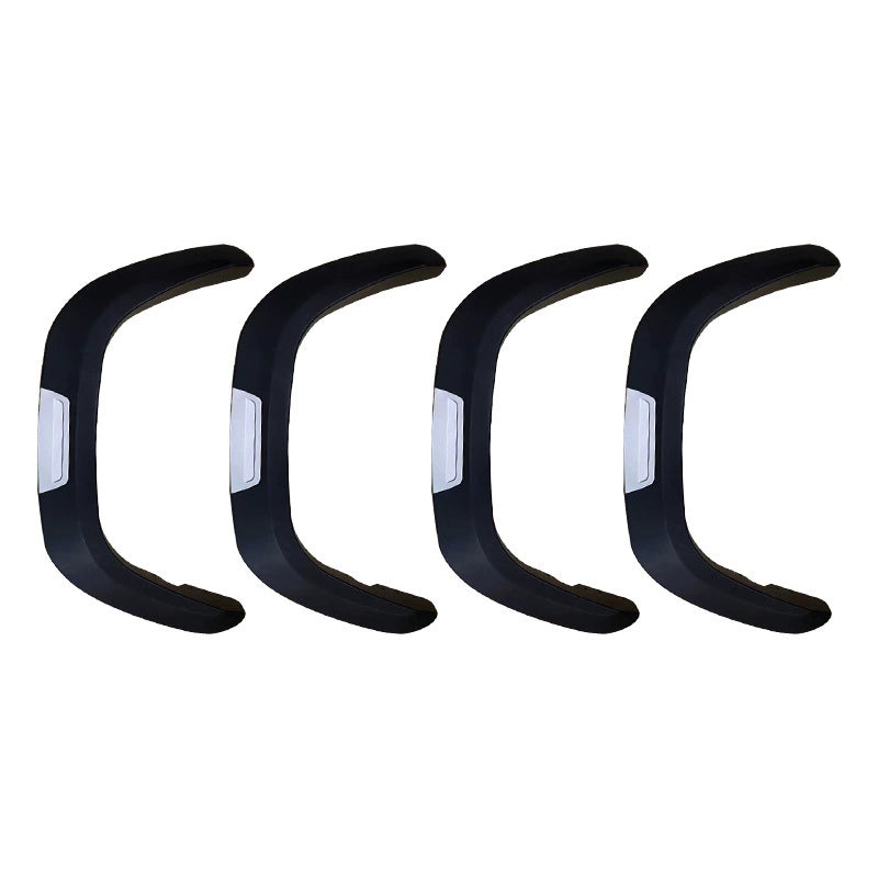 Fender Flares for 2007-2025 Toyota Tundra, Pocket-Riveted Style ABS Thermo Plastic, Matte Black