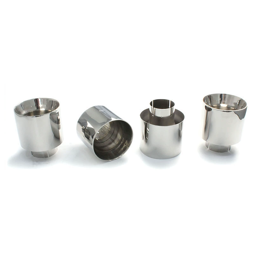 Chrome Exhaust Tip 4''/5'' – Slant/Straight Cut for Dodge Charger & Ford Mustang