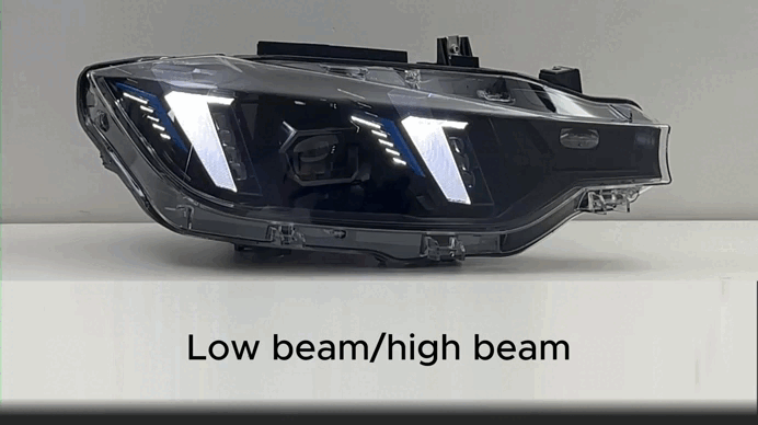 Suitable for 2013–2018 BMW 3 Series F30 LED Headlight Assembly Upgrade with Projector Lens and DRL