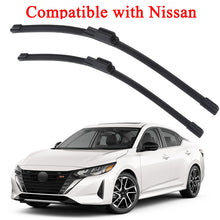 Load image into Gallery viewer, Boneless Silent Windshield Wiper Blades – OEM Quality for Nissan Rogue, Altima, Sentra (Set of 2)
