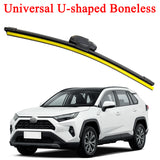Boneless Silent Wiper Blade – All-Season, Fits 99% of Cars (1 Pack, 14