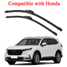 Load image into Gallery viewer, Wiper Blades (2-Pack) - Exact Fit for Honda CR-V, Accord, Civic, HR-V, Pilot - All-Season with Clip Adapter