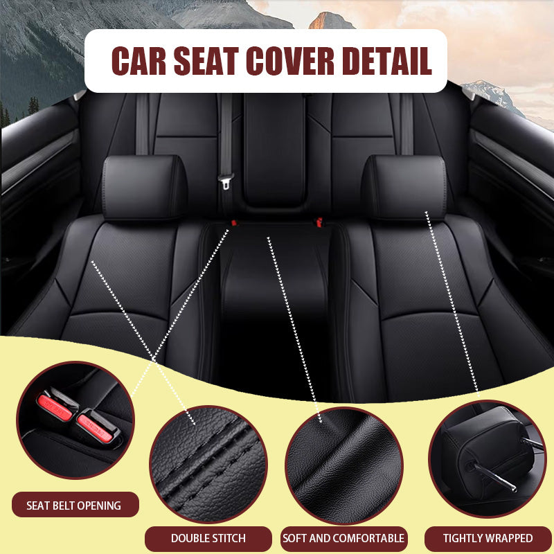 Custom Leather Car Seat Cover Full Set For Honda Accord(2013-2025)