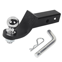 Load image into Gallery viewer, 2" Drop Hitch Receiver Chrome, Pin Lock Trailer Mount 2" Receiver ,1-7/8" Ball