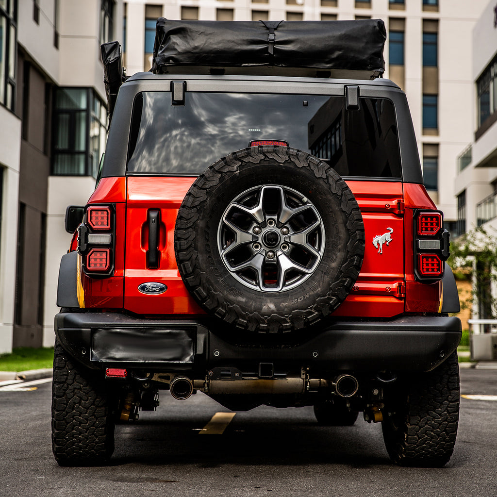2021–2025 Ford Bronco 2/4-Door Raptor Style LED/ OLED Tail Lights with Starting Animation (Excludes Raptor & Sport)