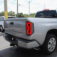 Load image into Gallery viewer, 2014–2020 Toyota Tundra LED Tail Lights with Sequential Turn Signal, Smoked Lens, Start-up Animation (Pair)