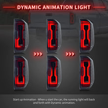 Load image into Gallery viewer, 2014–2020 Toyota Tundra LED Tail Lights with Sequential Turn Signal, Smoked Lens, Start-up Animation (Pair)