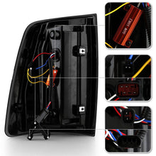 Load image into Gallery viewer, 2009–2018 Dodge Ram 1500/2500/3500 LED Tail Lights with Start-up Animation, Sequential Turn Signal, Smoked Lens (Pair)