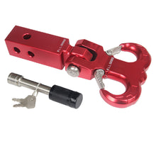 Load image into Gallery viewer, Solid Shank Shackle 13,000 lbs with 5/8" Trailer Hitch Lock ,Hitch Pin Lock