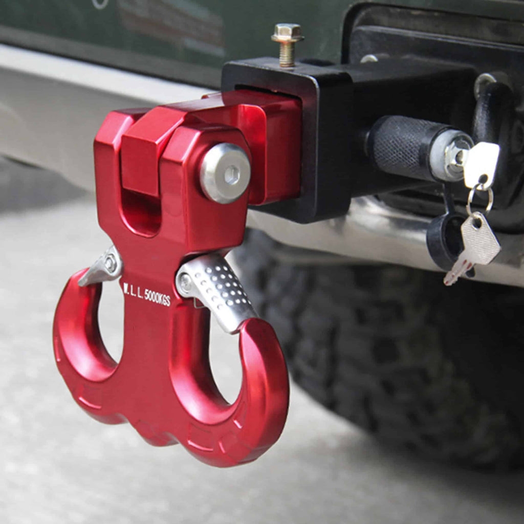 Solid Shank Shackle 13,000 lbs with 5/8" Trailer Hitch Lock ,Hitch Pin Lock