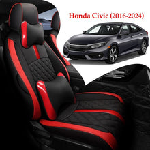 Load image into Gallery viewer, Custom Luxury Leather Car Seat Cover Full Set Special For Honda Civic (2016-2025)