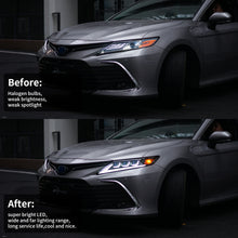 Load image into Gallery viewer, LED Headlights for Toyota Camry (2018–2023, 8th Gen) – Start-Up Animation & Projector Lens