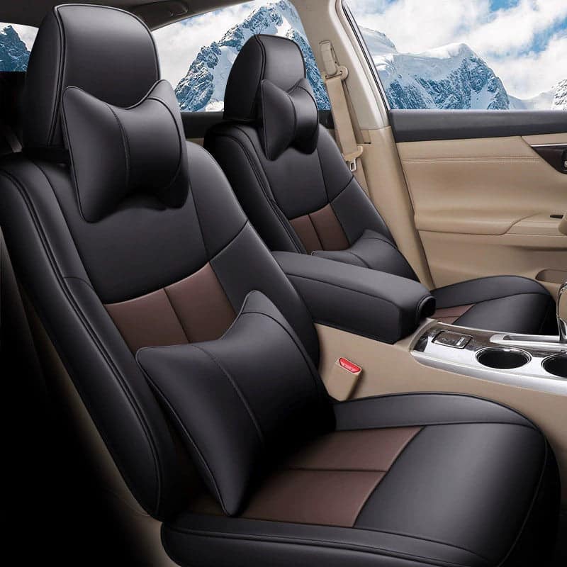 Leather Car Seat Covers Full Set Special For Nissan Altima(2013-2024)