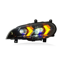 Load image into Gallery viewer, LED Headlights For BMW X5 E70 2007-2013 Double Lens Arrow Style Assembly Pair