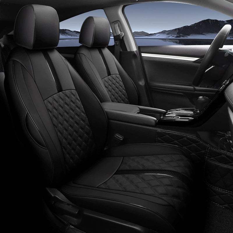 Custom Luxury Leather Car Seat Cover Full Set Special For Honda Civic (2016-2025)