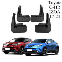 Load image into Gallery viewer, Mud Flaps for Toyota C-HR / IZOA (2017 - 2024) - Front & Rear Splash Guards and Fender Flares (4 Pcs)