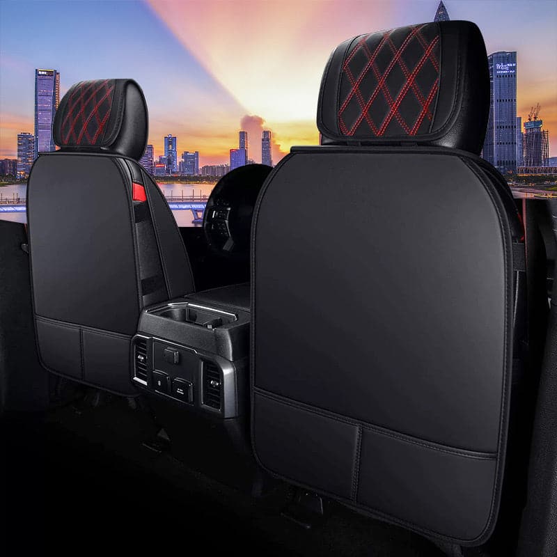 Custom Leather Car Seat Cover Full Set Fit For Ford F150 (2009-2025), F250, F350, F450(2017-2025)