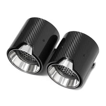Load image into Gallery viewer, Suitable for BMW 3 Series 4 Series 320d/330i/330e/425 G20/G21/G23 Carbon Fiber Exhaust Tailpipe