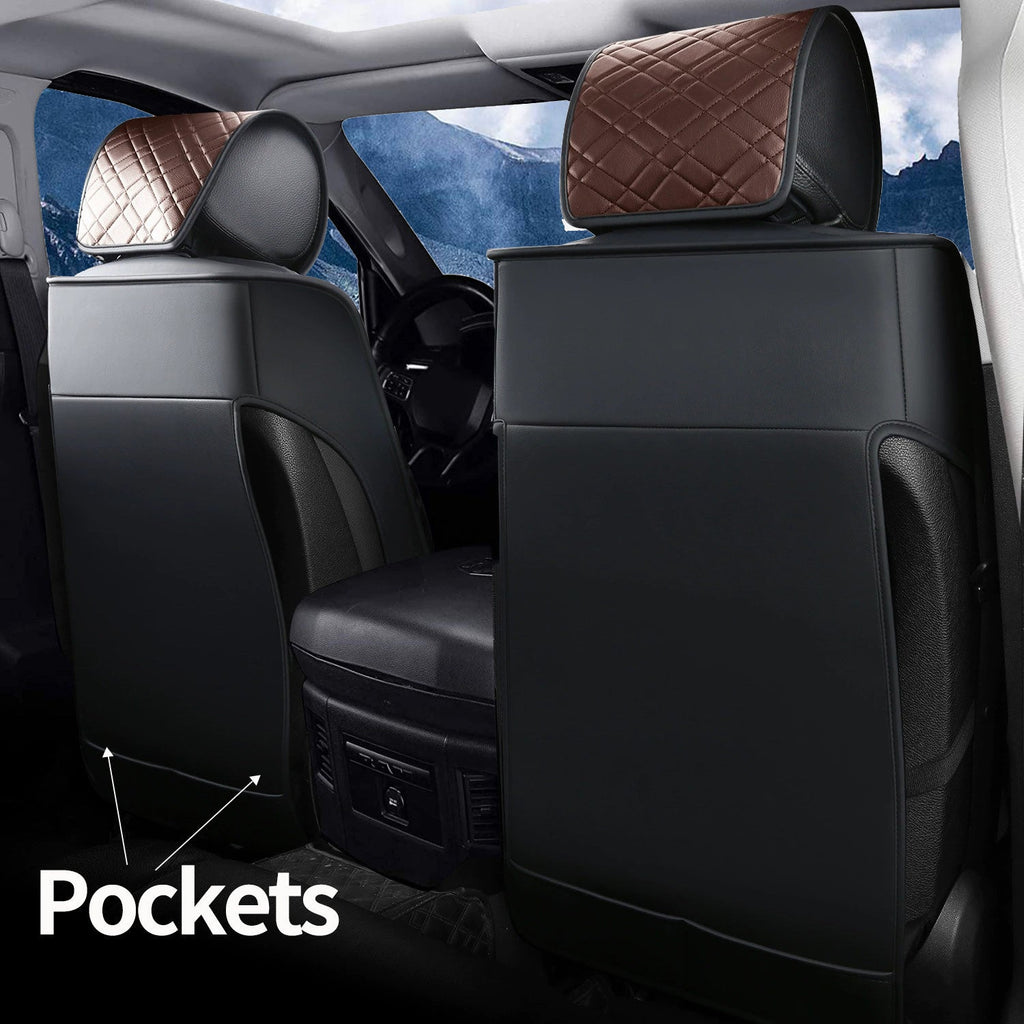 Custom For Dodge Ram Car Seat Covers Full Set Compatible with Ram 1500(2009-2025), Ram 2500(2010-2025), Ram 3500(2010-2025)